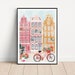 Amsterdam City Print,Amsterdam Print,Amsterdam Wall Art,Amsterdam print, Netherlands art, Amsterdam wall decor, Holland print, Travel Print 