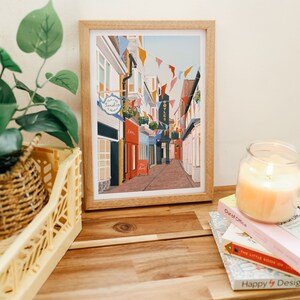 Brighton, Brighton The Lanes,Brighton print, Brighton poster, Brighton art, Brighton poster, Living room print, Seaside prints image 6