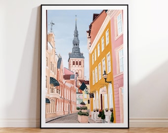 Tallinn,Tallinn Estland Kunstdruck, Tallinn Kunst, Tallinn Druck, Tallinn Druck, Estland Kunstdruck, Estland Kunst, Estland Tallinn Druck, Reisedruck