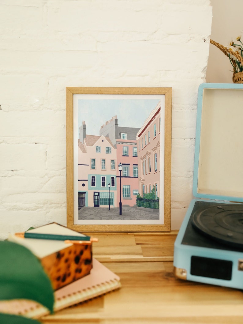Bath Art Print Bath Illustration Bath England Art Bath Etsy UK