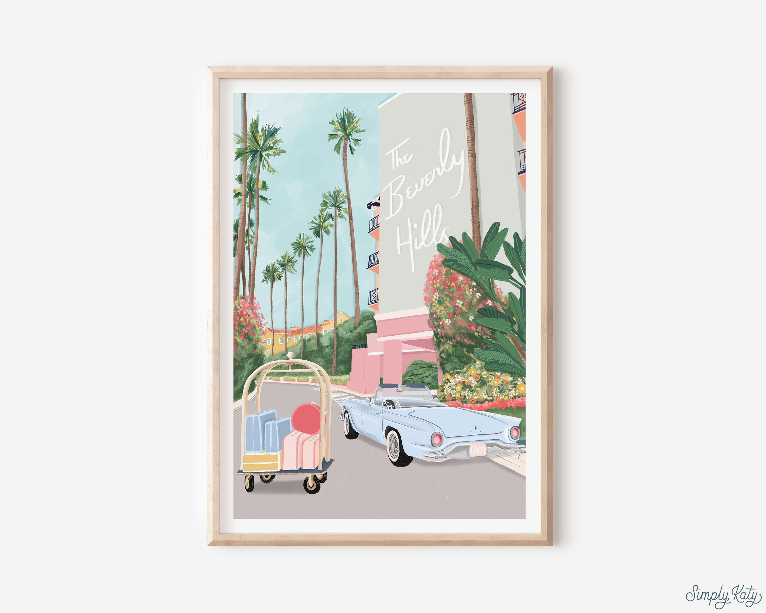 Culver Hotel, Culver City Gifts, California Art Prints, Los