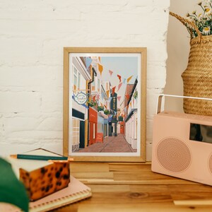 Brighton, Brighton The Lanes,Brighton print, Brighton poster, Brighton art, Brighton poster, Living room print, Seaside prints image 8