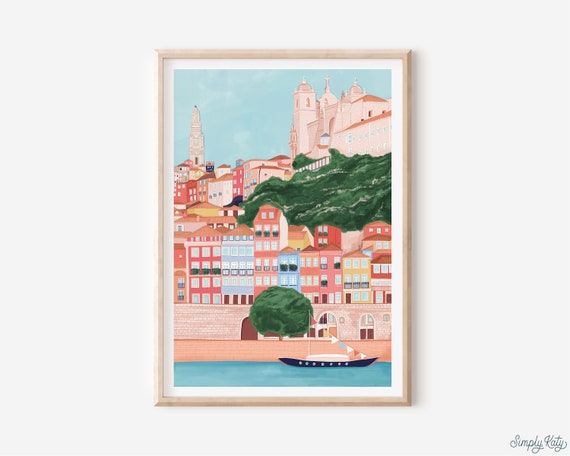 Porto Portugal Art Print Porto Print Porto Wall Art - Etsy UK