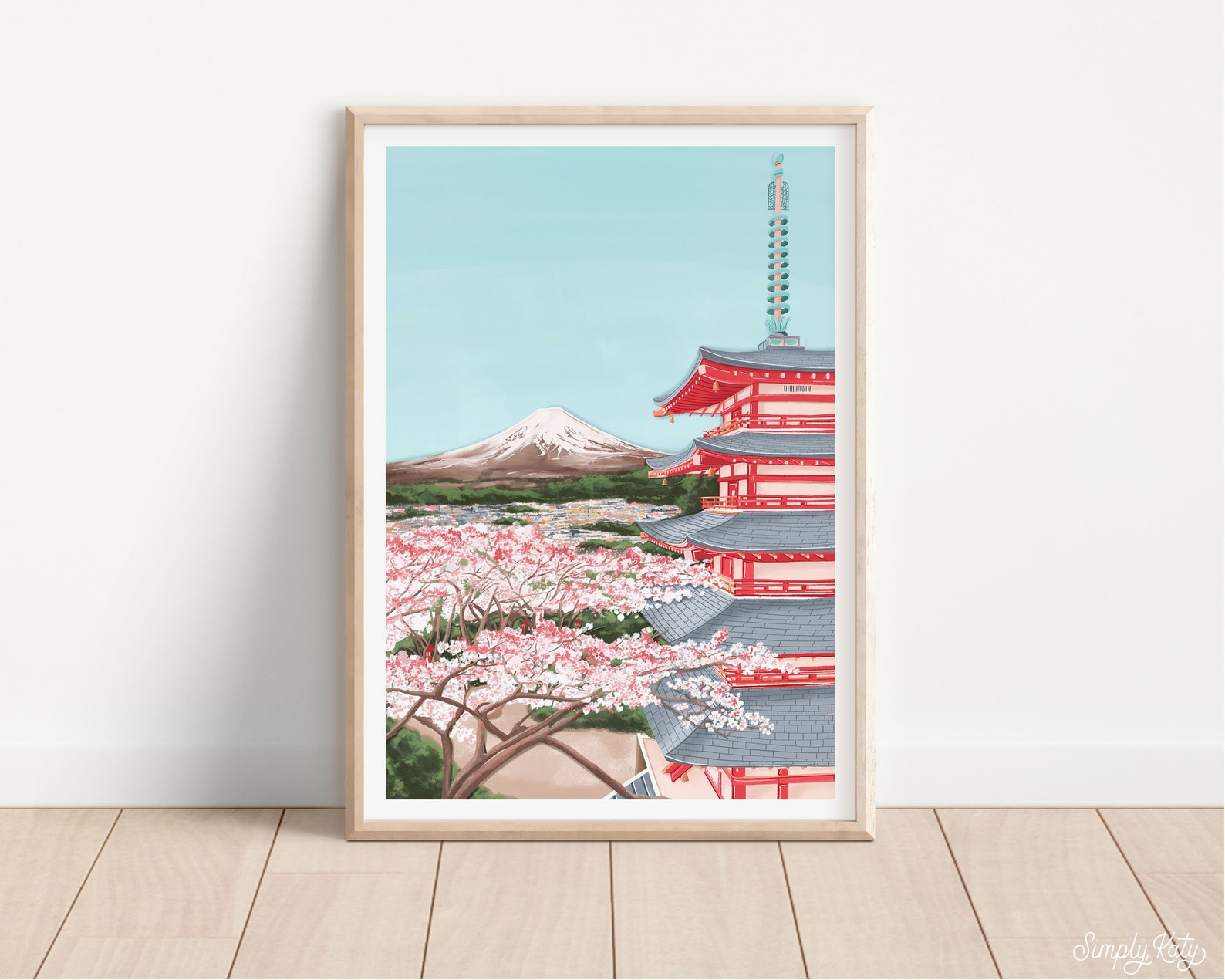 Japan Art Print Kyoto Art Print Japan Poster Japanese Art Etsy UK