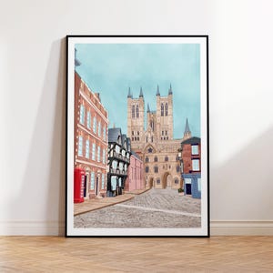 Lincoln Kunst, Lincoln Kunstdruck, Lincoln, Lincoln Kunstplakat, Lincoln Plakat, Lincoln Wandkunst, Lincoln Kathedrale, Lincoln Skyline,