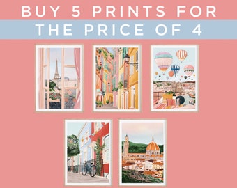 Reisafdrukkunstbundel, afdrukbundel, afdrukdeal, reisafdruk, reisposter, reisposterkunst, reiskunstafdrukken, bundels afdrukken