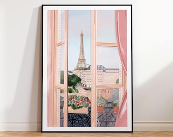 Eiffel Tower, Paris art print, Paris art prints, Eiffel Tower art print, Paris wall art, Eiffel Tower art print, Paris travel poster,