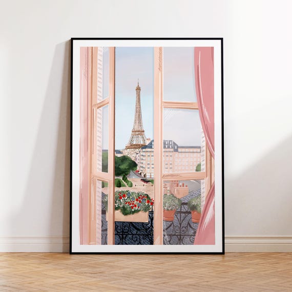Eiffel Tower, Paris art print, Paris art prints, Eiffel Tower art print, Paris wall art, Eiffel Tower art print, Paris travel poster,