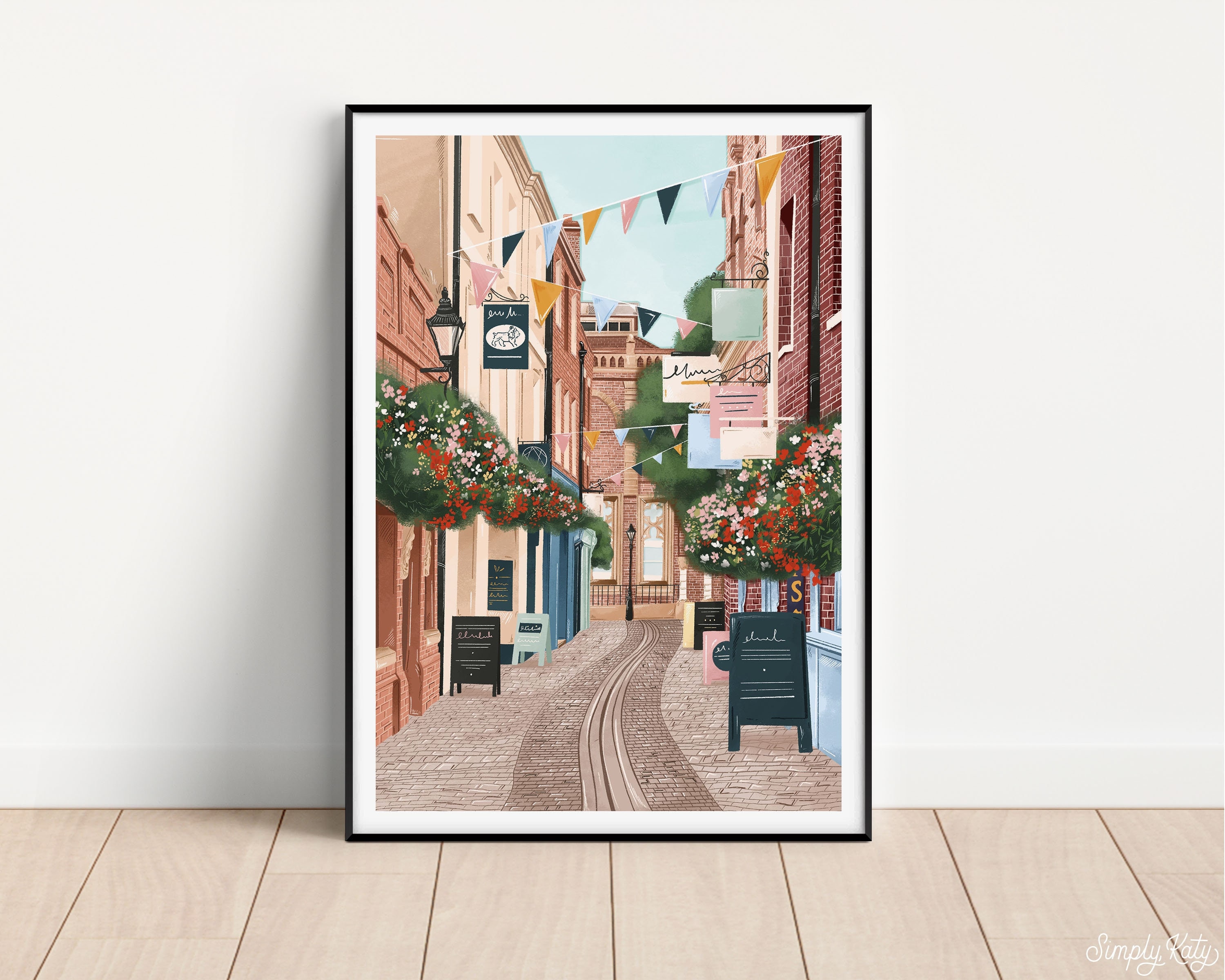 Exeter Exeter Art Print Exeter Travel Poster Exeter Poster Etsy UK