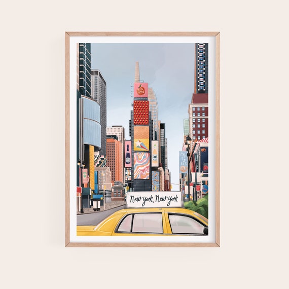 Times Square Print, Times Square Art, Times Square Poster