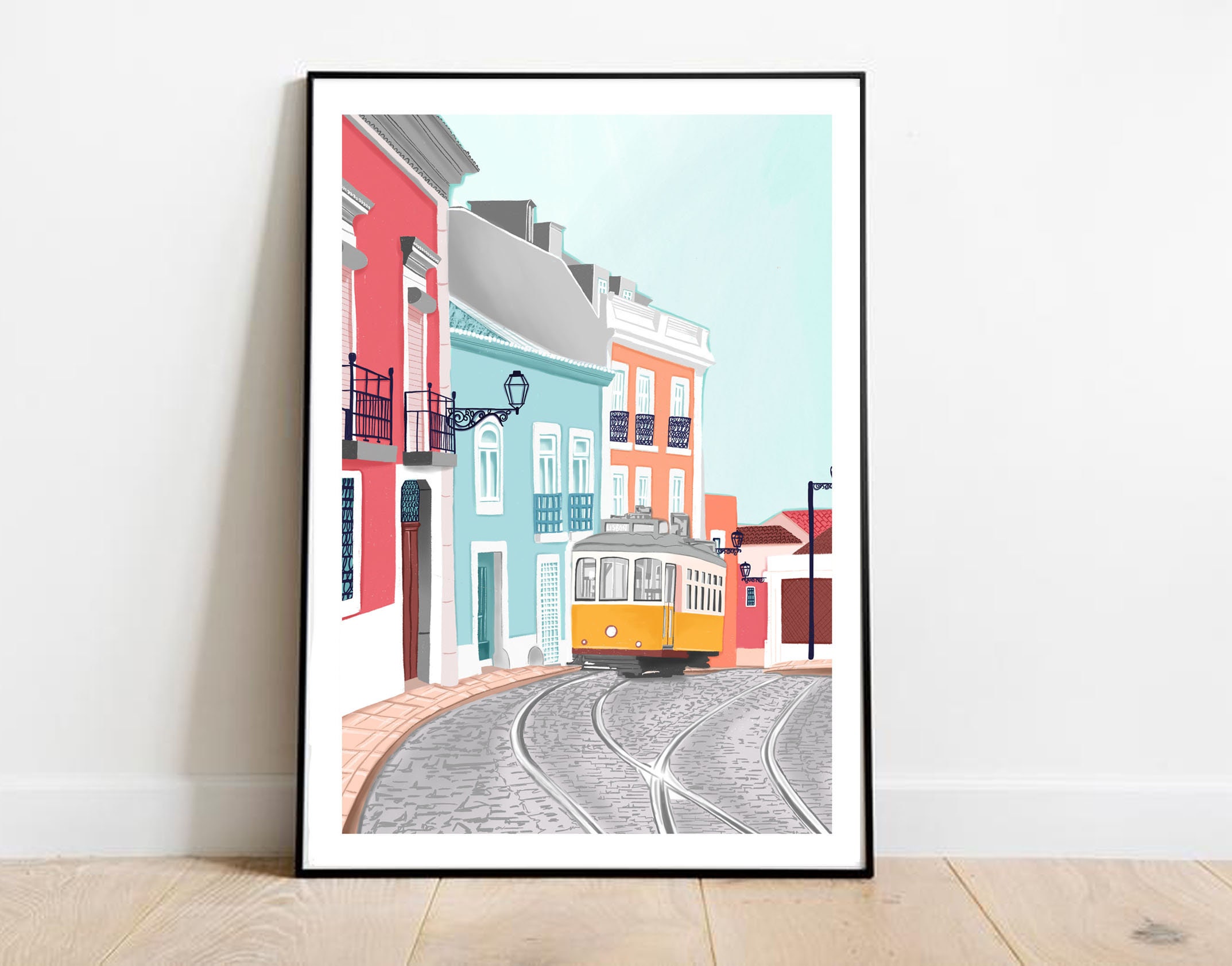 Lisbon Art Print Portugal Art Print Lisbon Print Lisbon Etsy UK