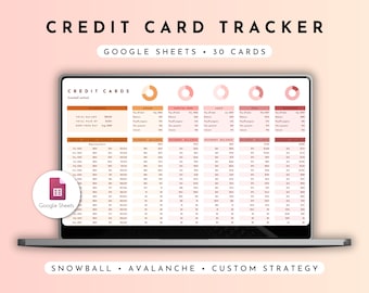 Credit Card Payoff Tracker for Google Sheets