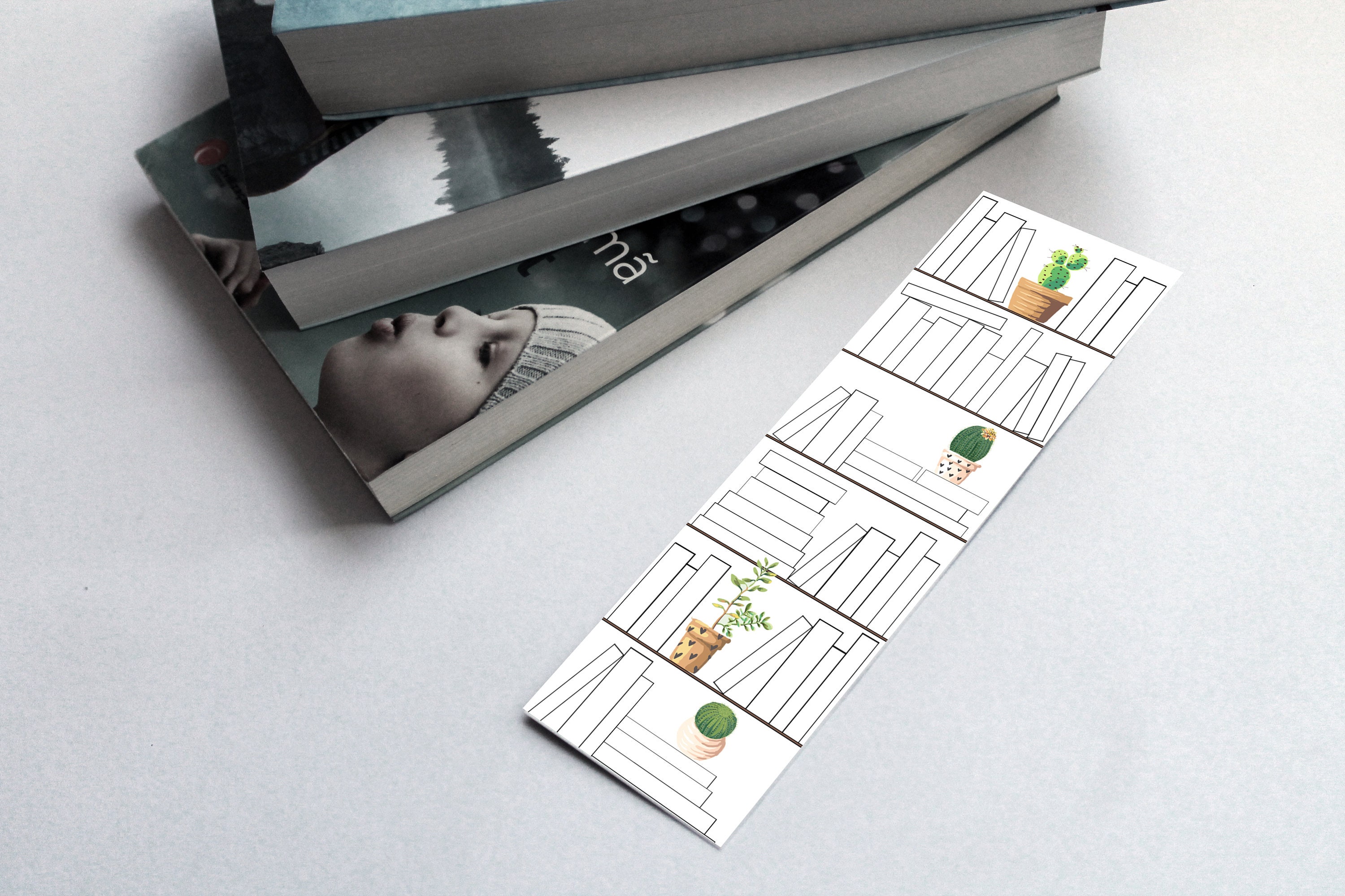Book Tracker Bookmark Printable - Etsy UK