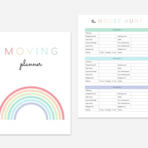 Moving Planner Printable image 2