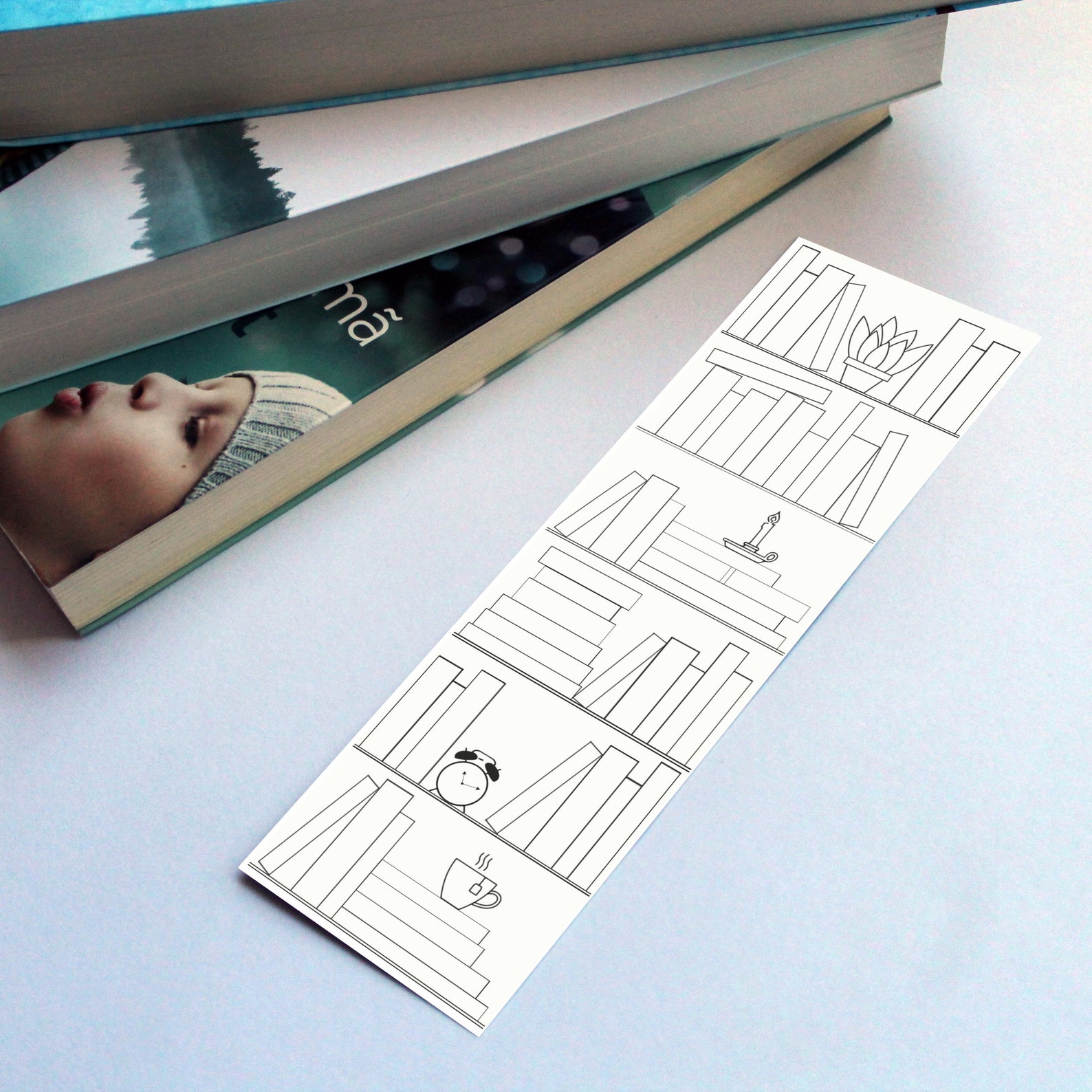 Book Tracker Bookmark Printable - Etsy