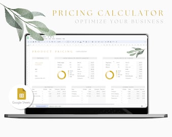 Product Pricing Calculator Google Sheets Spreadsheet, Product Price Template