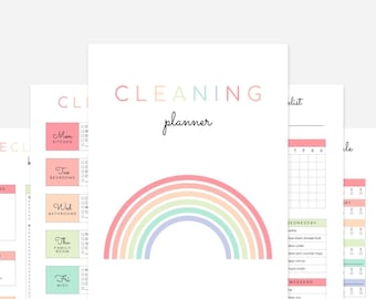 Cleaning Schedule Printable | 15+ Pages | Printable Cleaning Planner