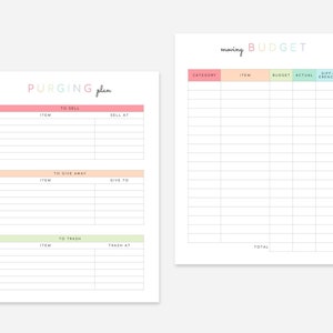 Moving Planner Printable image 10