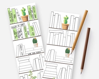 Book Tracker Bookmark Printable