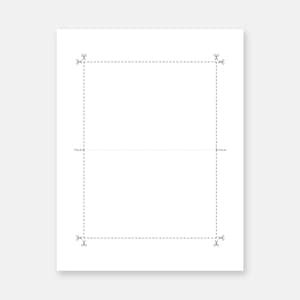 Folded Card Template / 4x6, 5x7 / PSD, PNG, TIFF image 1