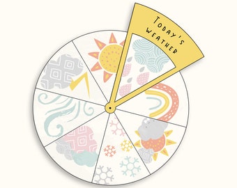 Printable Weather Wheel For Kids