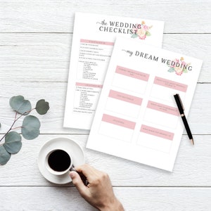 Wedding Planner Printable - Etsy