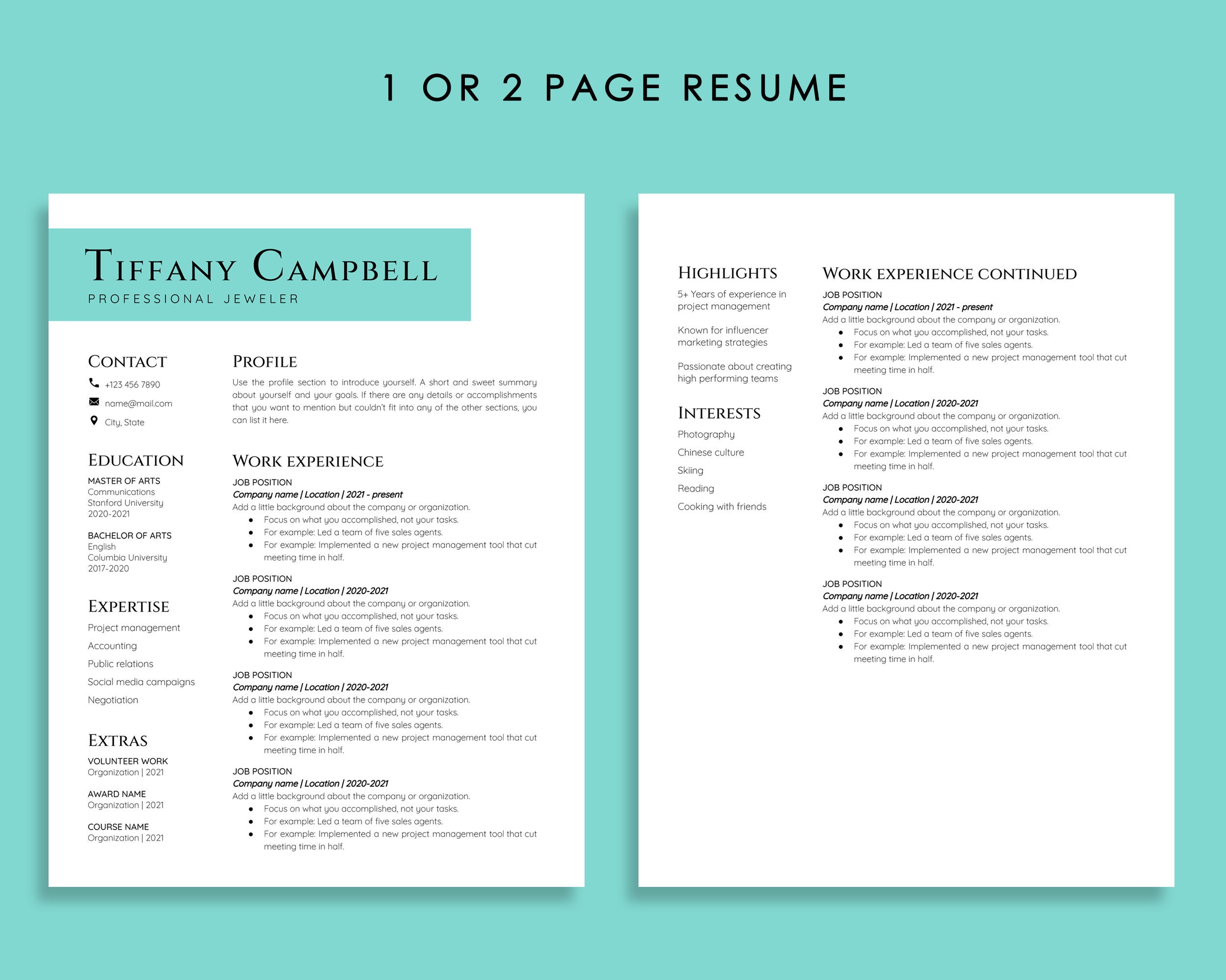 google docs resume template ats friendly