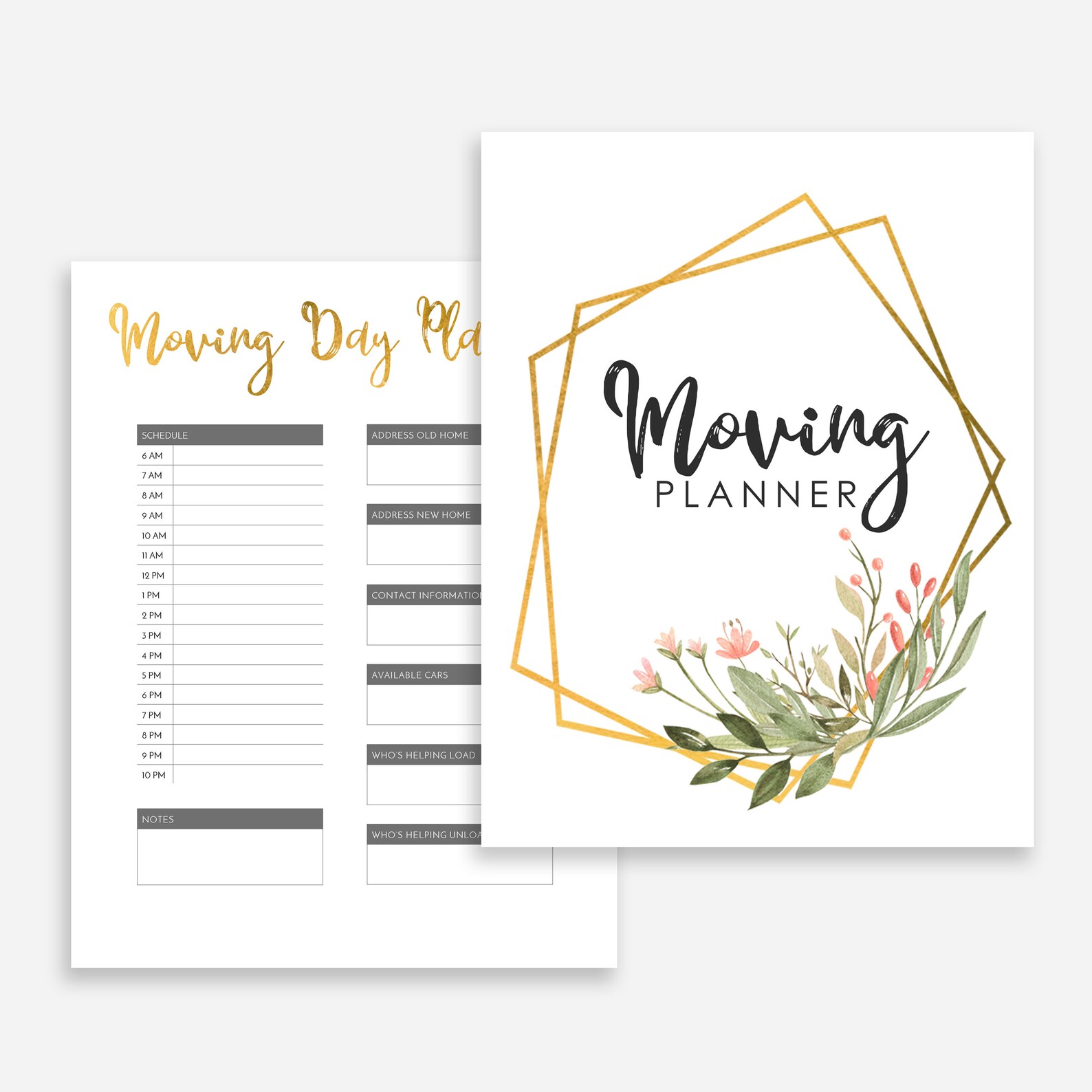 Printable Moving Planner Moving Planner Printable Moving Etsy