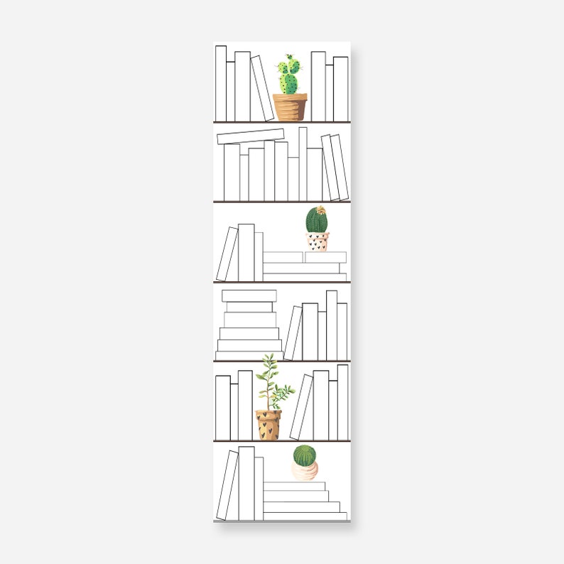 Book Tracker Bookmark Printable - Etsy