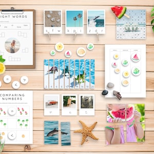Montessori Summer Worksheets | Independent Workbook