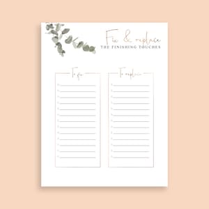 Marie Kondo Printable, Konmari Checklist Printable, Konmari Printables ...