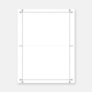 Folded Card Template / 4x6, 5x7 / PSD, PNG, TIFF image 2