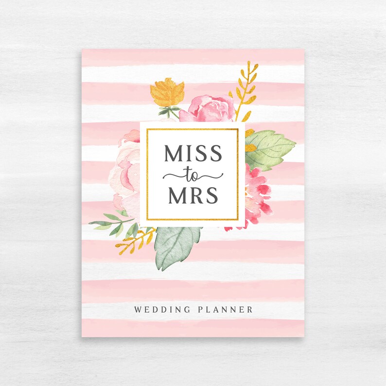 Wedding Planner Printable - Etsy