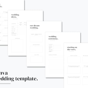 Wedding Planner Template | Canva | Commercial use