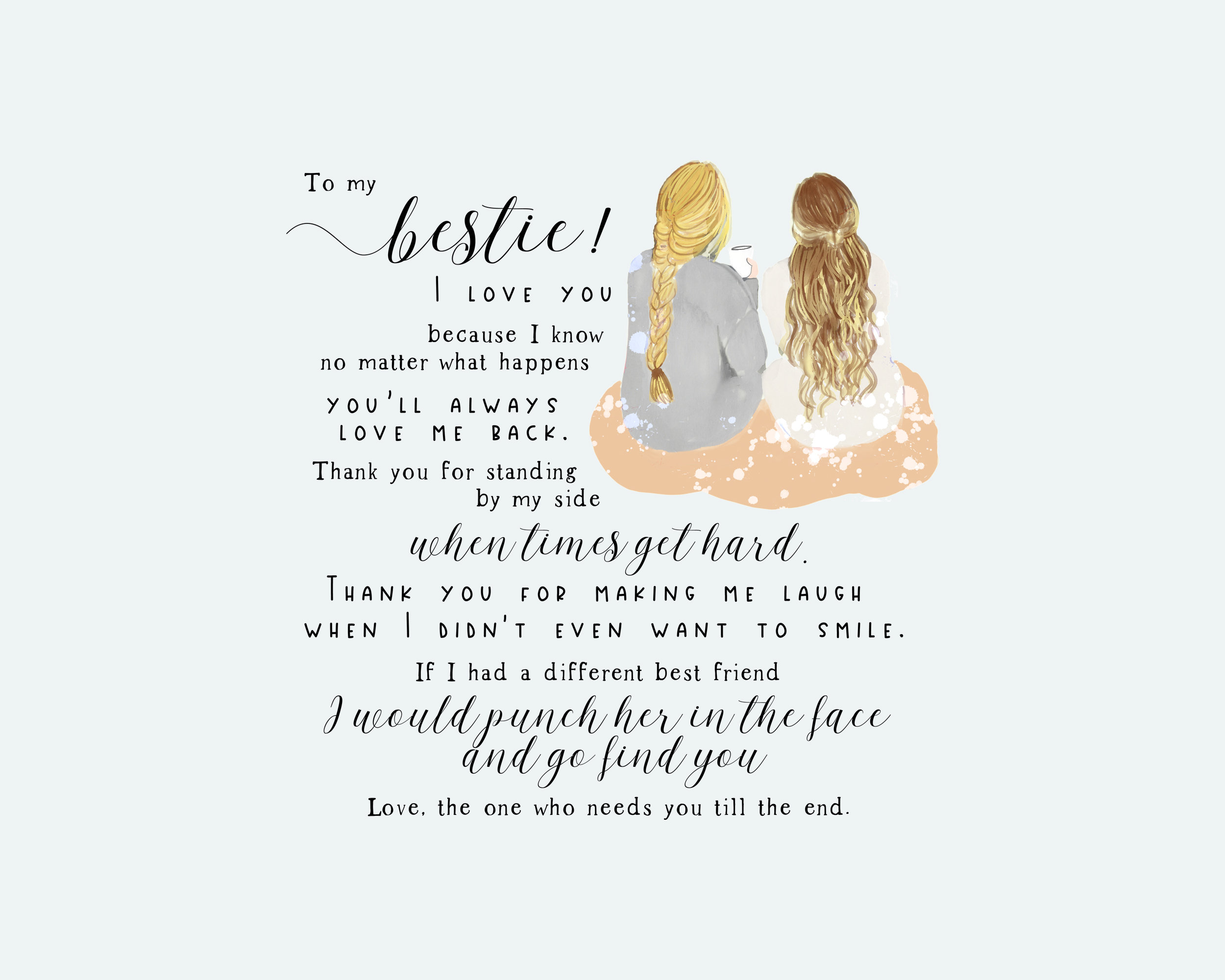 Best Friend Quote Sublimation | Png, Svg - Etsy