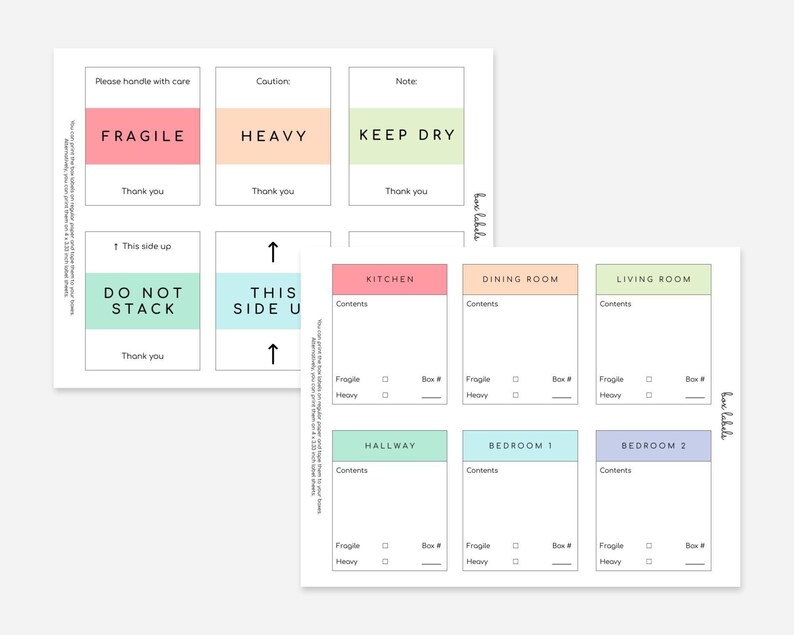 Moving Planner Printable image 7