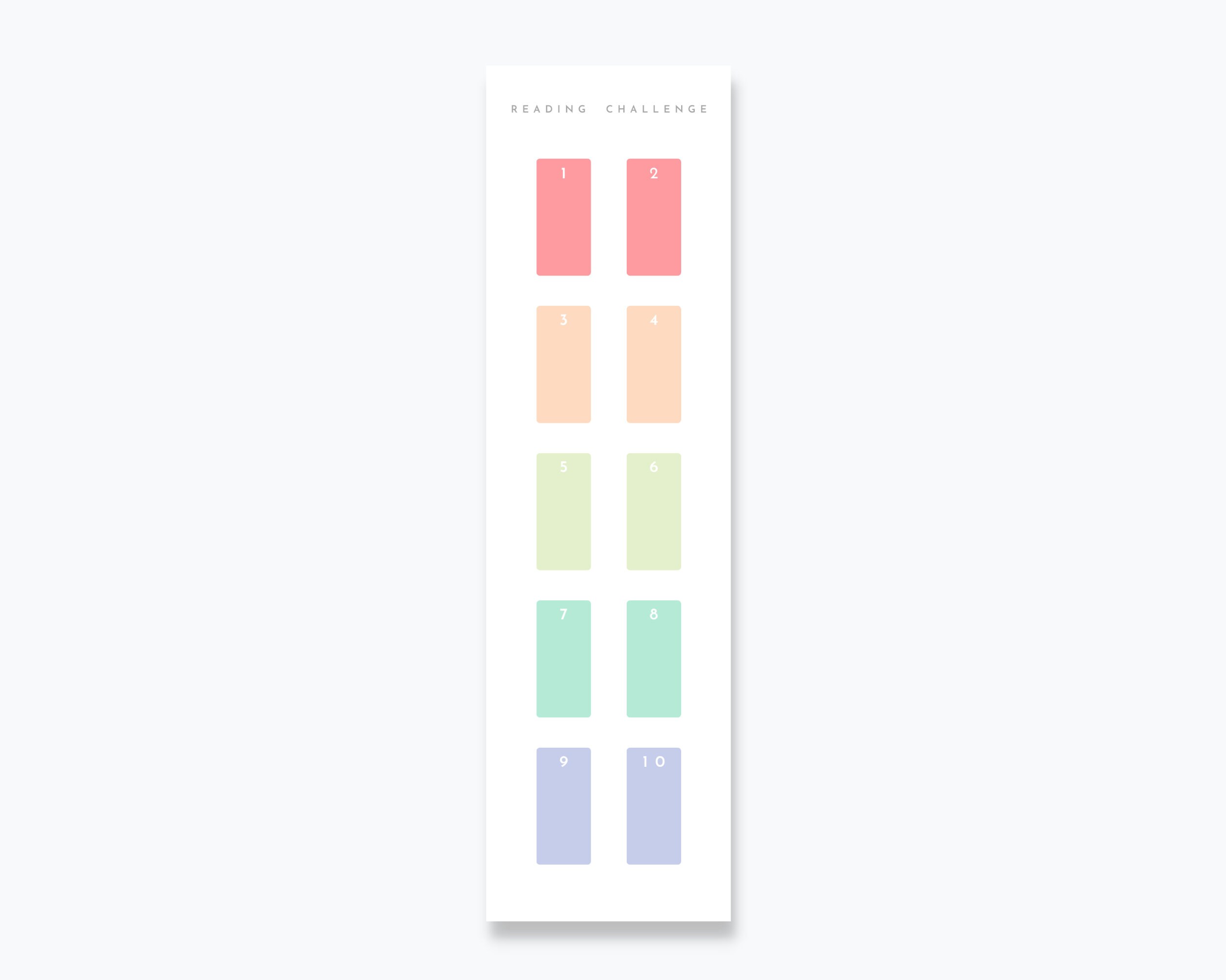 Book Tracker Bookmark Printable - Etsy