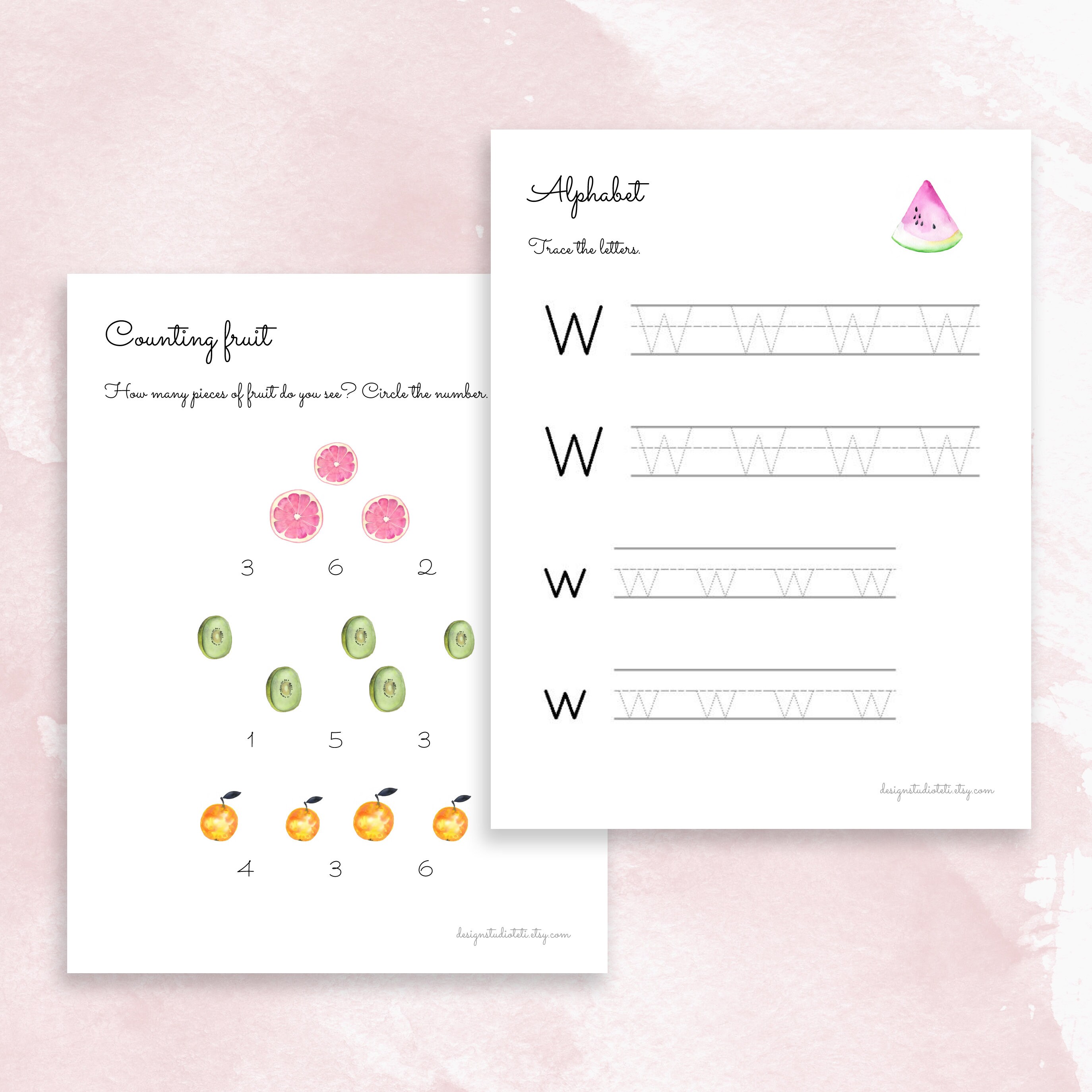 100 KINDERGARTEN WORKSHEETS Printable Worksheets - Etsy India