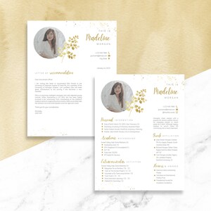 Sorority Social Resume Template | Canva image 5