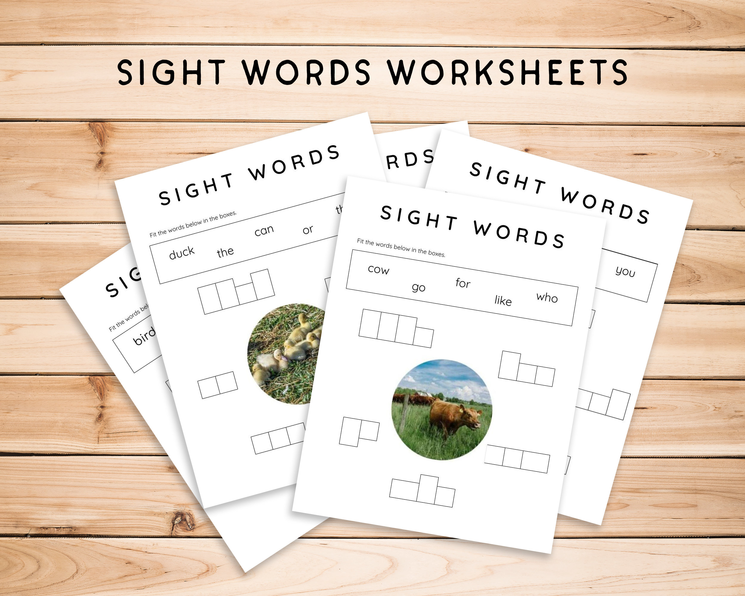 Printable Montessori Farm Theme Worksheets Kindergarten Farm - Etsy ...