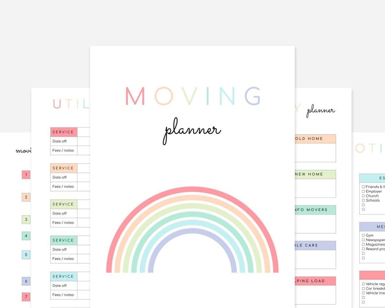 Moving Planner Printable image 1