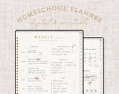 Thuisonderwijs Planner voor Digitale Planner en Afdrukbaar
