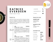 Cv Sjabloon voor Google Slides, Google Slides Cv Sjabloon Professioneel Zwart Wit, Google Cv en Motivatiebrief voor Google Doc, Cv Google