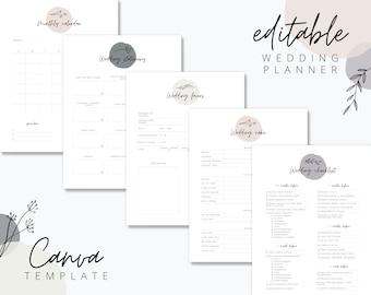 Wedding Template Bundle | Canva | Commercial use