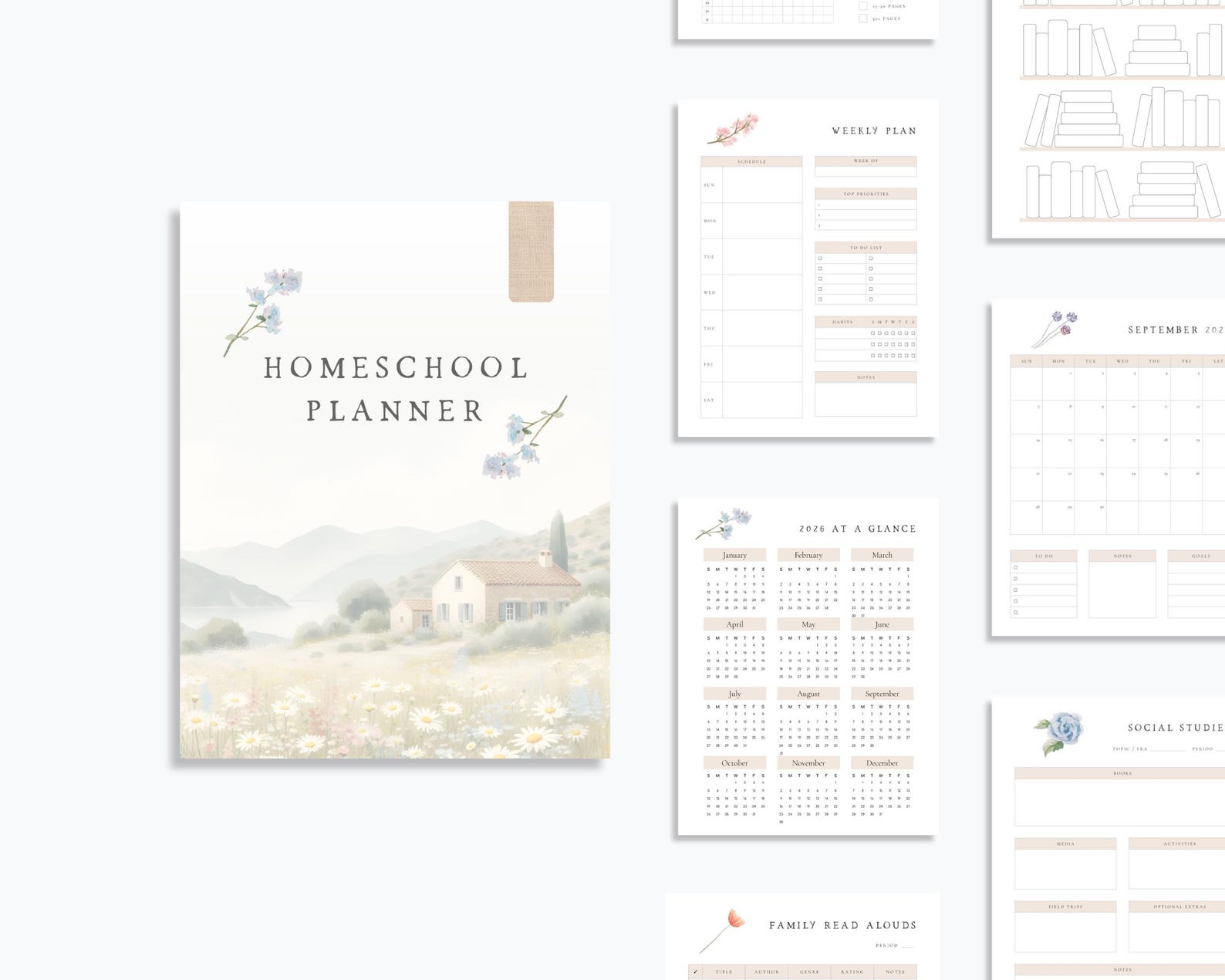 2026 2027 Homeschool Planner Printable | 200+ Pages - Etsy