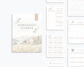2026 2027 Homeschool Planner Printable | 200+ Pages