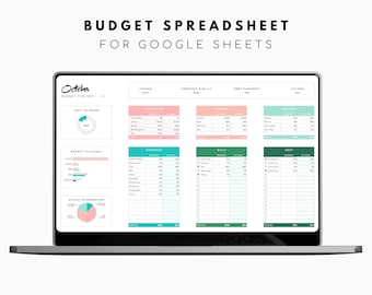 Budget Spreadsheet Google Sheets, Budget Planner, Paycheck Budget Tracker, Weekly Budget Template, Biweekly Budget