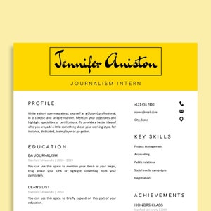 Intern Resume Template Google Docs, Resume For Internship, Resume Template Intern, College Student Resume, Graduate School, For Interns image 7