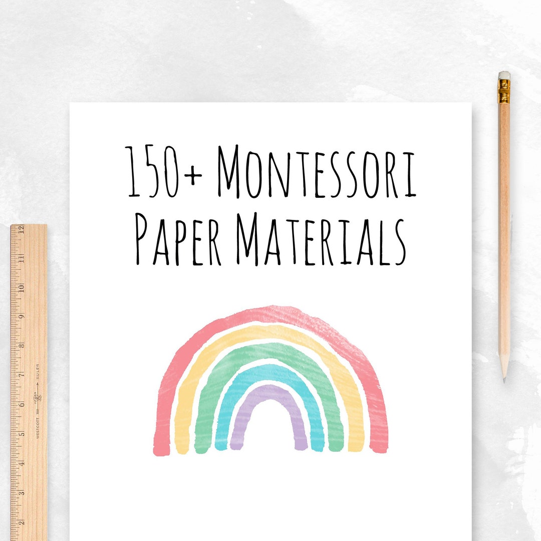 MONTESSORI WORKSHEETS for Toddlers, Printable Preschool Worksheets, Pre