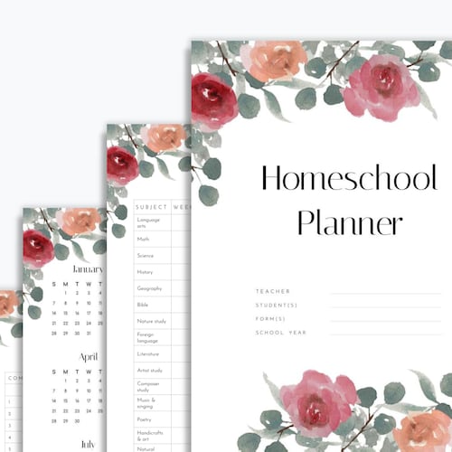 Charlotte Mason Homeschool Charlotte Mason Planning Printables - Etsy